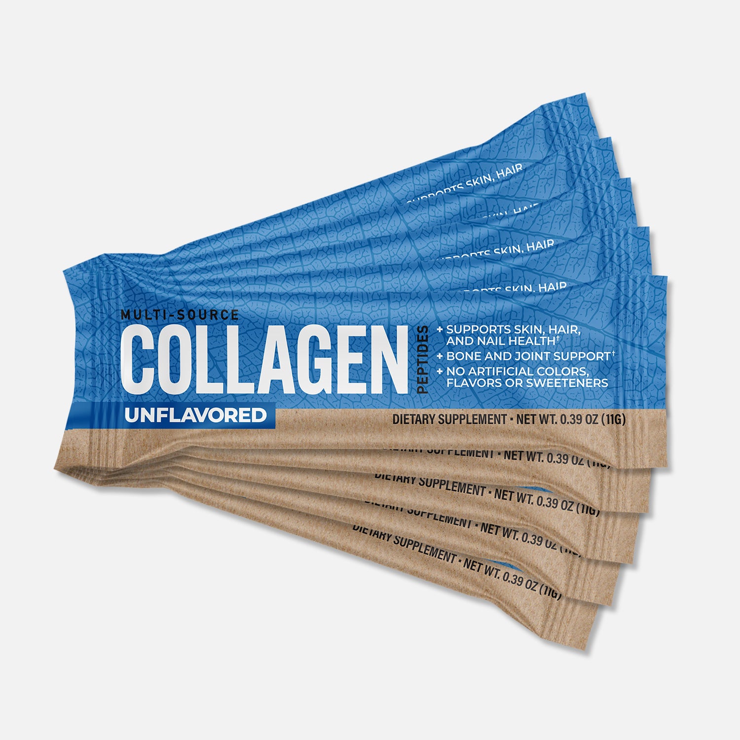 Multi-Source Collagen Peptides Stick Packs